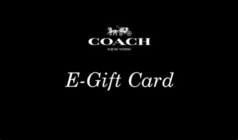 coach egift card online.